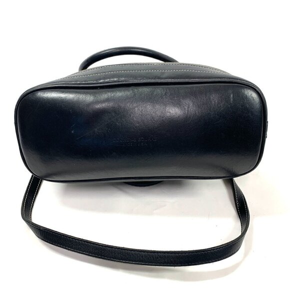 Dooney & Bourke Anniversary Dome Satchel Grey Canvas Black Trim A1114819 Y2K - Picture 7 of 12